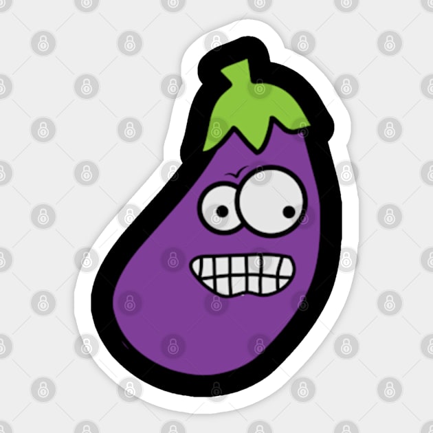 Eggplant Sticker by Deni id